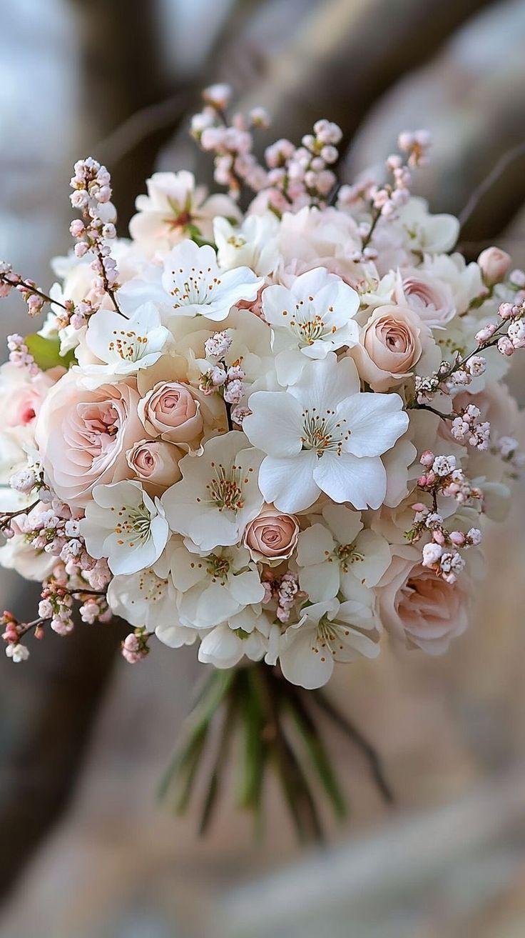 Eternal Embrace White Floral Harmony